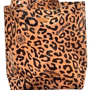 *NEW Consuela Tan and Black Leopard Tote